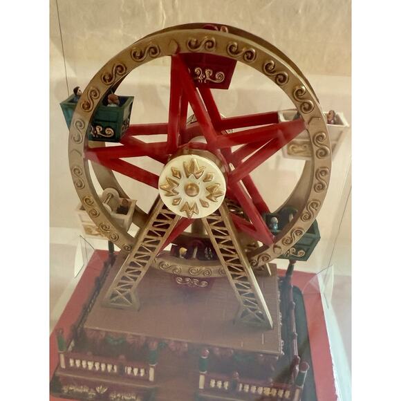 Mr Christmas Animated Musical Ferris Wheel Wind Up We Wish You Merry 2005 - Picture 6 of 7